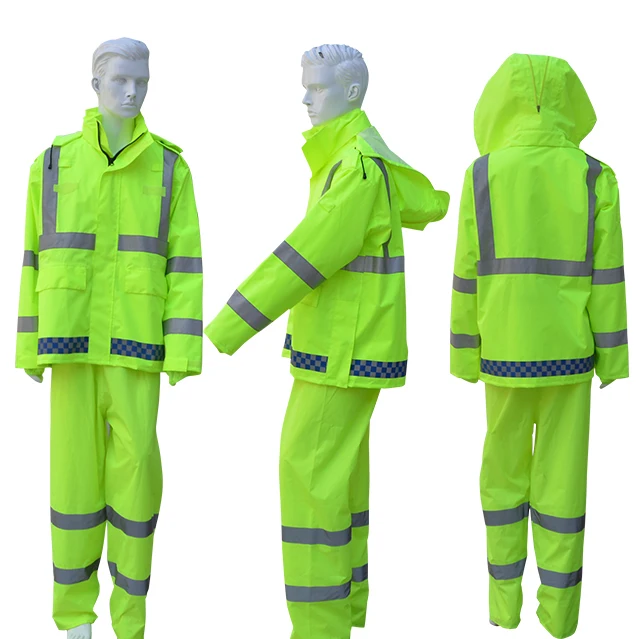 construction rain jacket