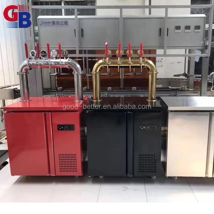 Gb103064 Stainless Steel Beer Keg Kegerator Can Holding 4pcs 1/6 Slim Keg Buy Beer Keg