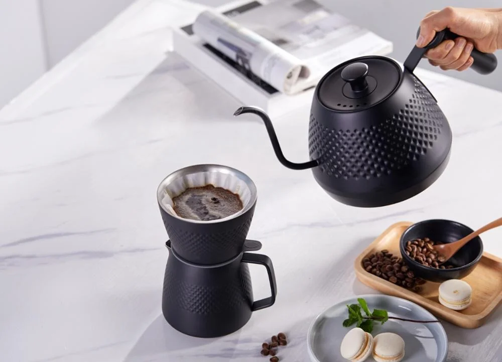 Colorful Gooseneck Electric Swan Neck Kettle Narrow Long Spout Drip Pot