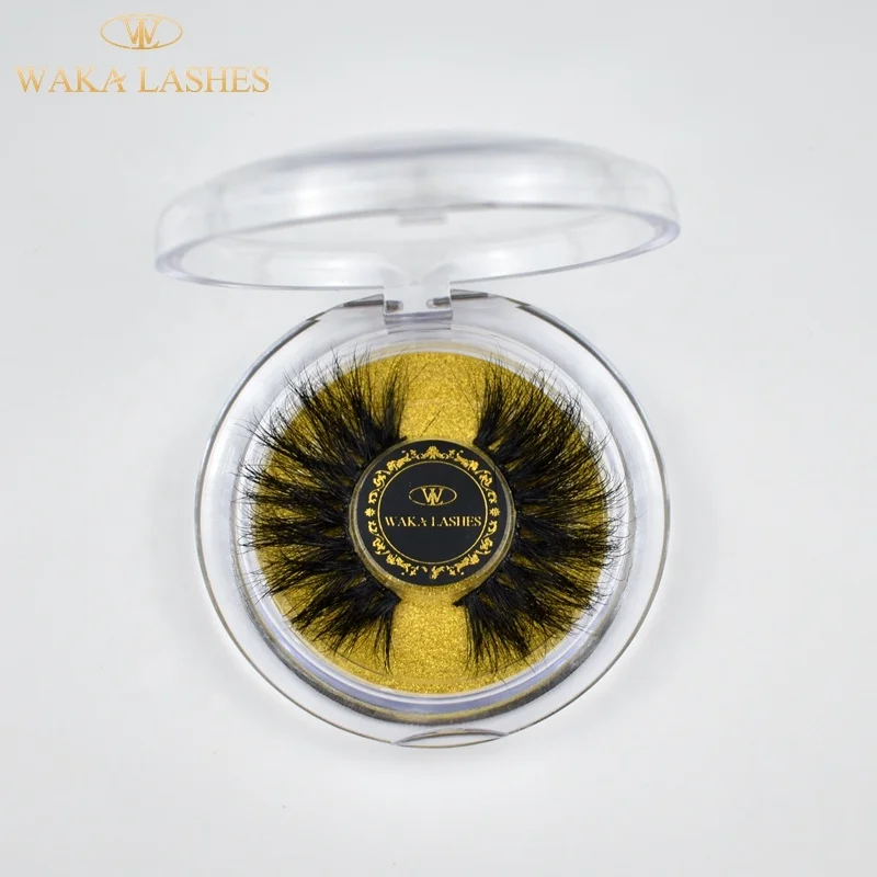 

Wholesale Vendor Cruelty Free Private Label Natural Wispie black Invisible Band 25mm 3D Mink Eyelashes