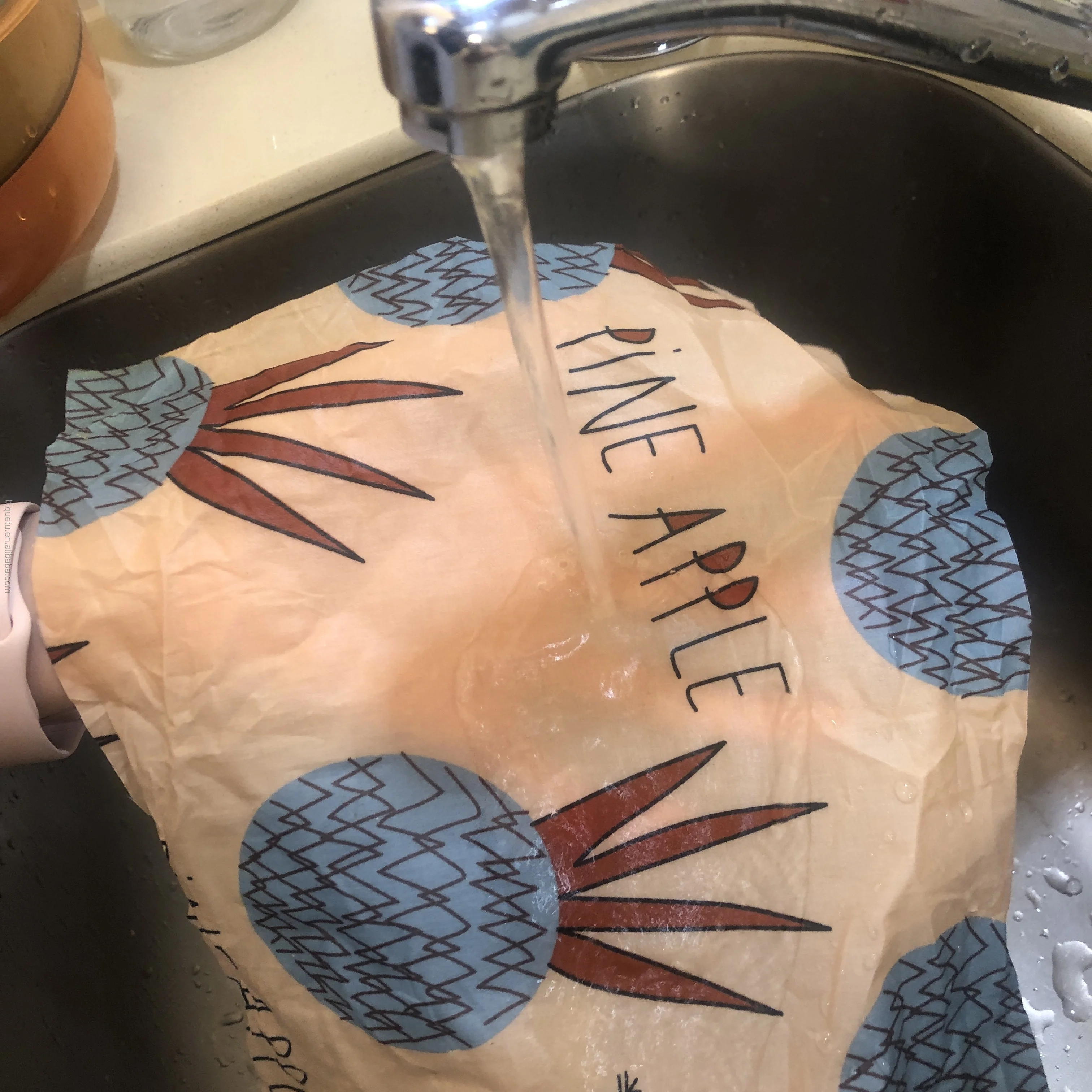 
Wholesale Washable Natural Environmentally Friendly Reusable Beeswax Fresh Cloth 