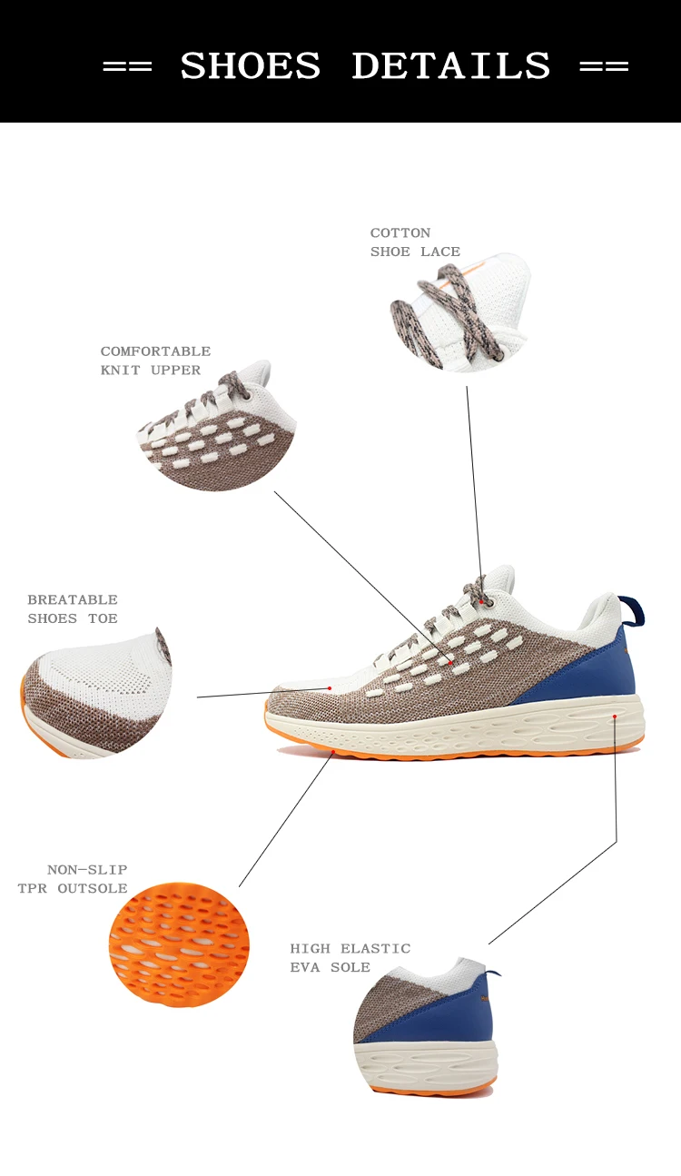 2019 Sneaker Soles Trainers Male Custom design odm & oem knit summer men sneakers running sport shoes