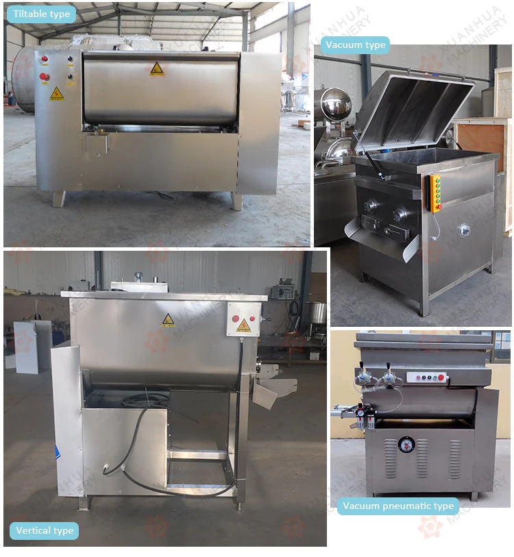 Bx50 Vacuum Meat Mixer Food Equipment Processing Machine Meat Mixer