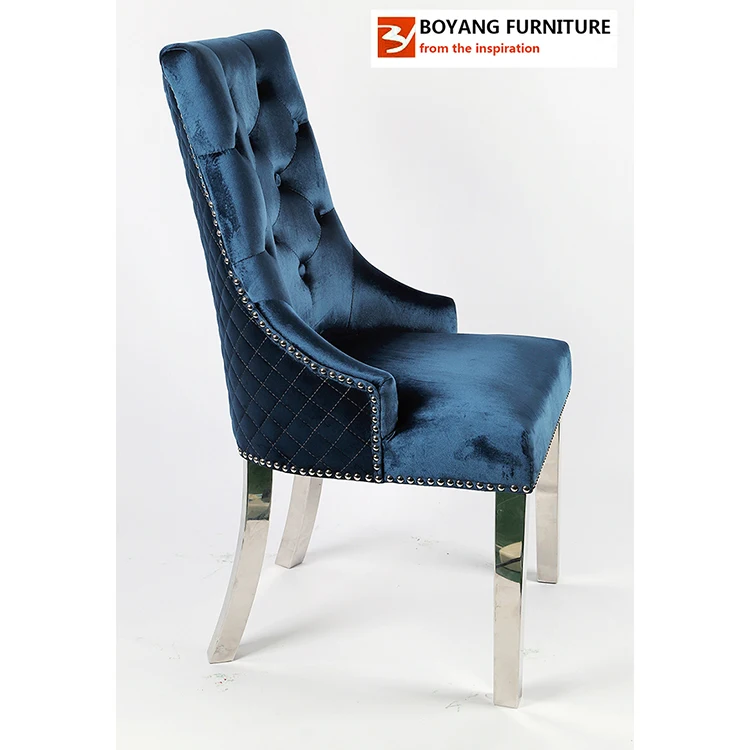 All Market Selling Velvet Fabric Stainless Legs Dining Chair Buy