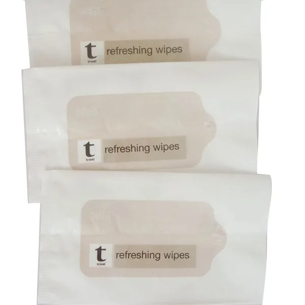 Wholesale Single Packed Airline Disinfecting Wet Tissues Refreshing Wet Towels/Wipes