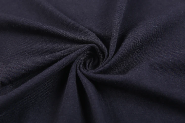 black cotton jersey fabric