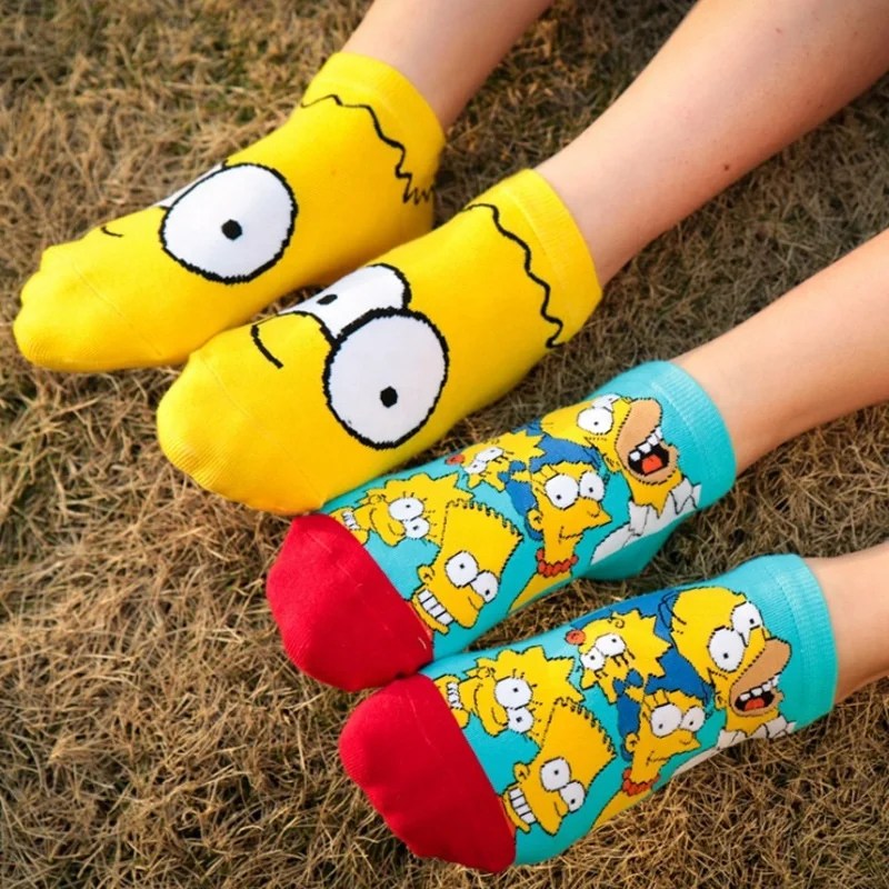 Cheap Wholesale Cartoon Jacquard cotton Women Ankle Socks