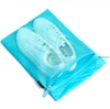 Ningbo Factory Made Reusable Transparent Shoes Mesh Bag with Zipper