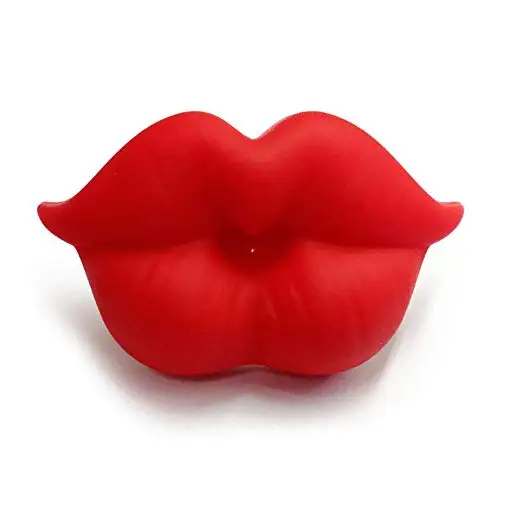 YDS 3PCS Newborn Infants Silicone Lips Pacifier Cute Lip Mouth Baby Soother Pacifier, BPA Free