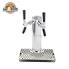 Double Tap Copper Stainless Steel Chrome Draft Beer Tower