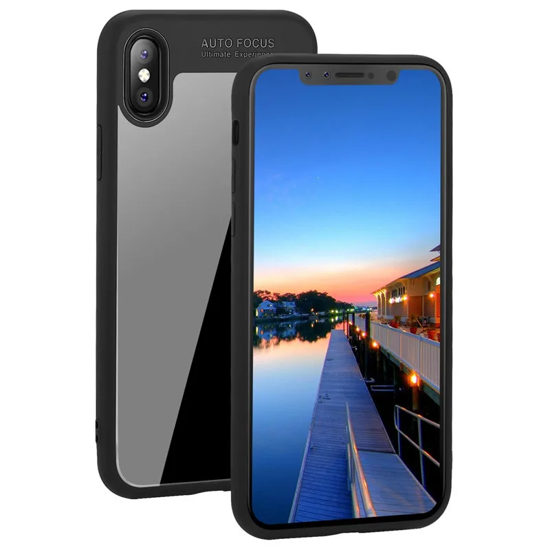 

2019 Wholesale TPU And PC Anti-Scratch Clear phone Case for iPhone 6 7 8 XR XS Cover, Black;blue;pink;red;white