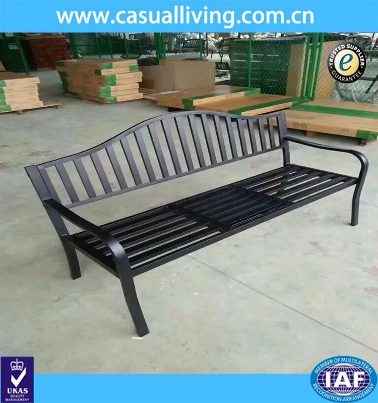 Modern Waterproof Iron Steel Garden Outdoor Long Cheap Park Bench Outdoor Buy Park Bench