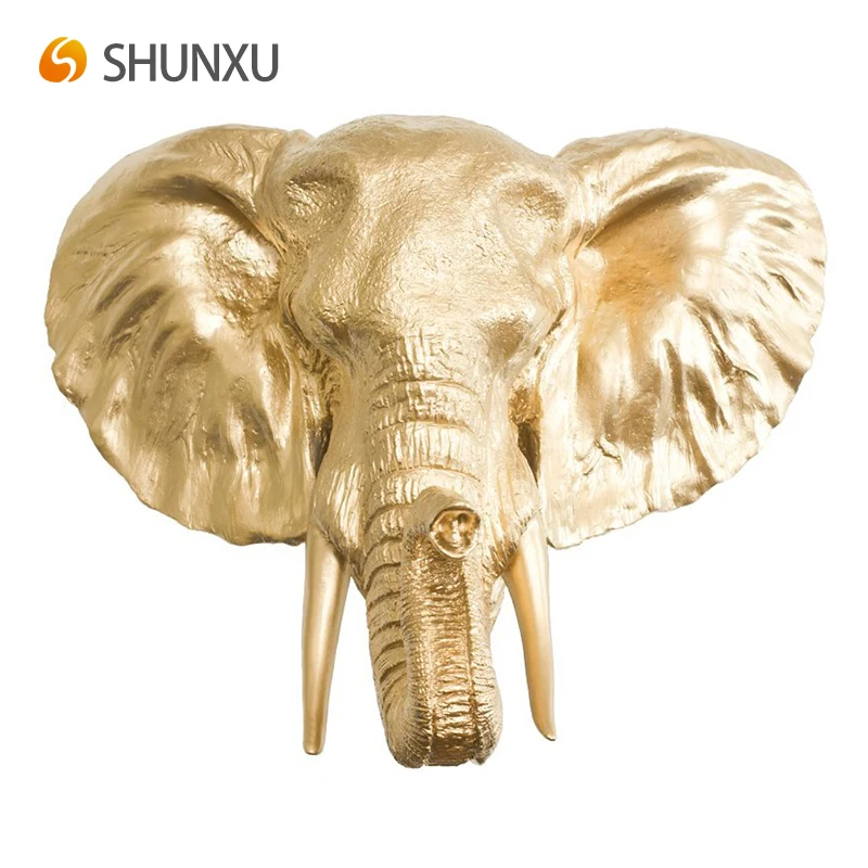 resin elephant head