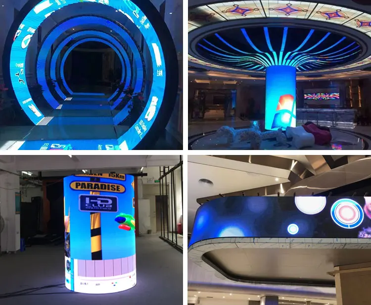 Cases of Flexible LED Video Display