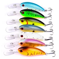 

HiUmi Plastic Crank Bassbaits 7 Colors Japan Fishing Lures 10cm-3.94"/14.52g-0.51oz Fishing Wobblers Deep Diving Crankbait