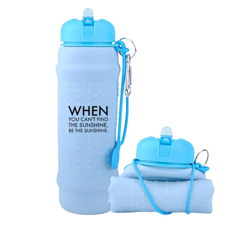 

New Innovative Silicone Foldable Custom Sport Waterbottle Bpa Free, N/a