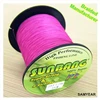 Zhejiang Wholesale Outdoor Fishing Accessories 100% PE Power Fishing Braid Line 4 Strands 20lb SUNBANG Pink