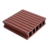 Resistant to rot for hollow composite decking board with waterproof interlocking composite decking
