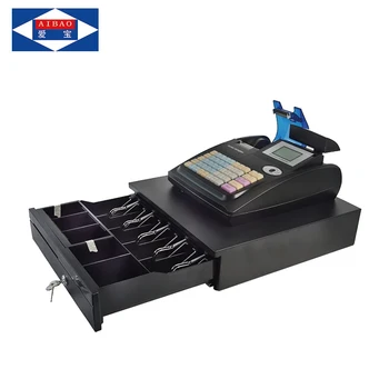 Cheap Cash Register Cashier Machine With Cash Drawer For Sale