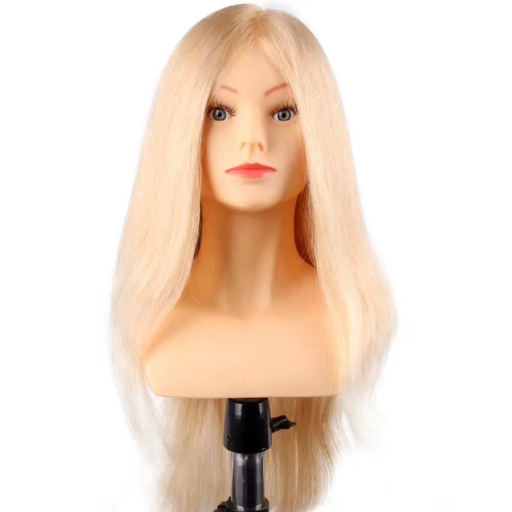 

2019 New blond color 100% human hair 24 mannequin head, Wholesale price;trade assurance | alibaba.com