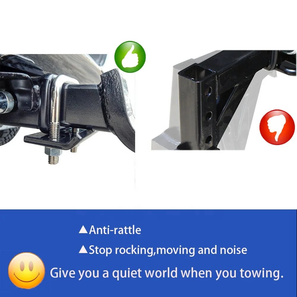 Heavy Duty Ubolt Antirattle Hitch Stabilizer Trailer Hitch Tightener