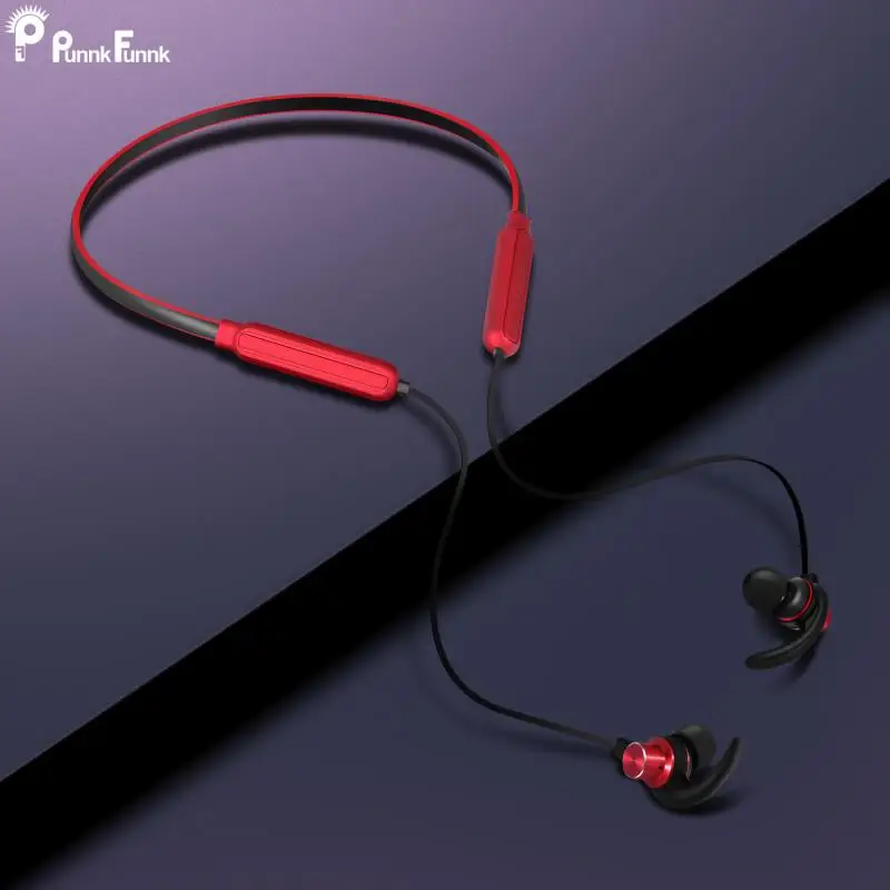 

PunnkFunnk In Ear Headset Wireless Bluetooth Earphone Earbuds with Microphone Black And Red Two Colors Bluetooth 5.0