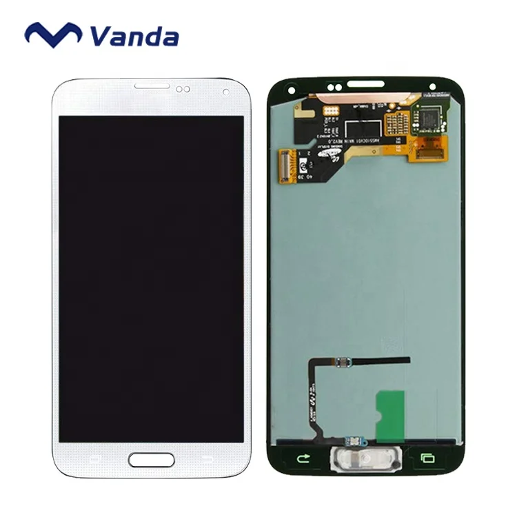 

Vanda top quality for samsung galaxy s5 k zoom c111 c115 lcd and digitizer, White;blue