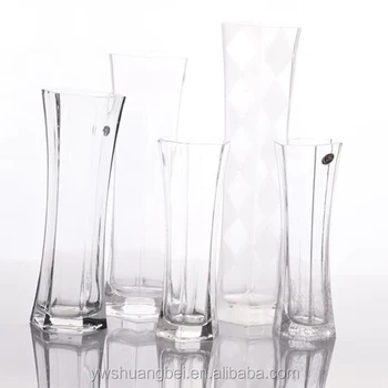 Decorative Long Vase Huge Decorative Vases Clear Glass Vase