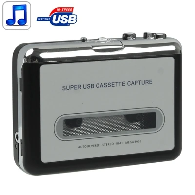 

Tape to PC Super USB Cassette to MP3 Converter Capture Audio Music Player, N/a