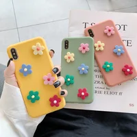 

3D Flowers Custom cell phone cases for iphone x xs max case mobile phone covers for iphone 6 7 8 xr xs cases for iphone 6s case