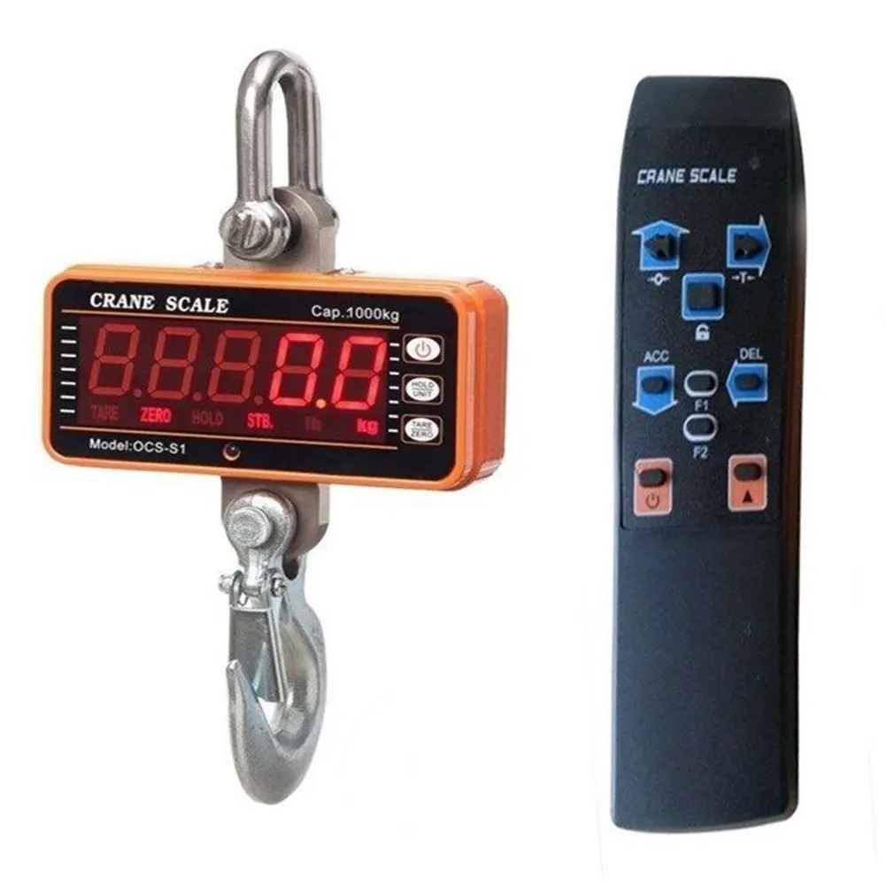 Scales & Balances ♎ 1000KG/2000LBS Digital Hanging Scale Industrial