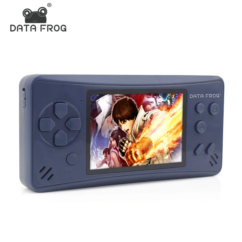 Data Frog 3.5 inch Handheld Game Player Family TV Retro Game Console Build In 218 Classic Games For Kid Toys Gift Free Shipping