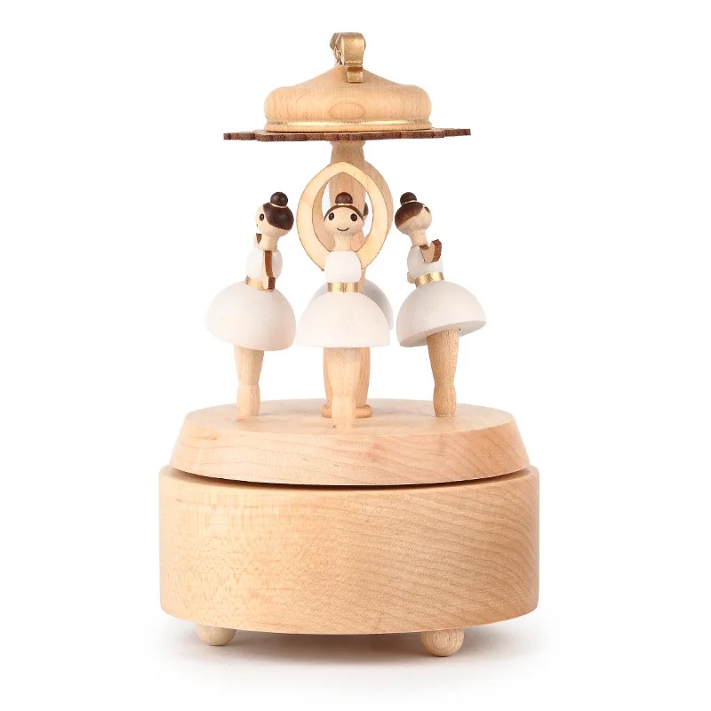 Ballerina Wooden Gift Nature Music Box Parts And Base Made From Real Soild Wood Buy Ballerina