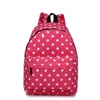 Fashion College Girls Travelling Daily Use Pink And White Soft Casual Backpack