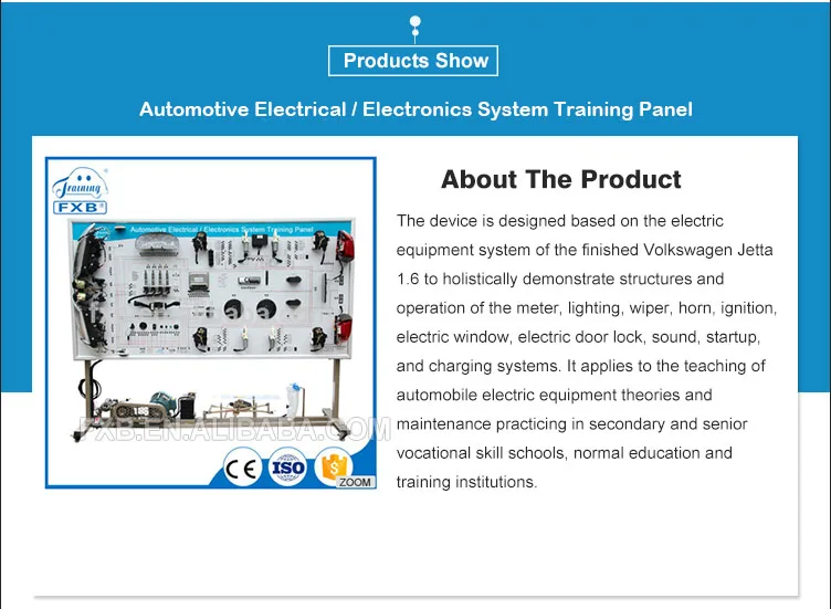 Training Panel For Automotive Electrical/electronics System Automotive