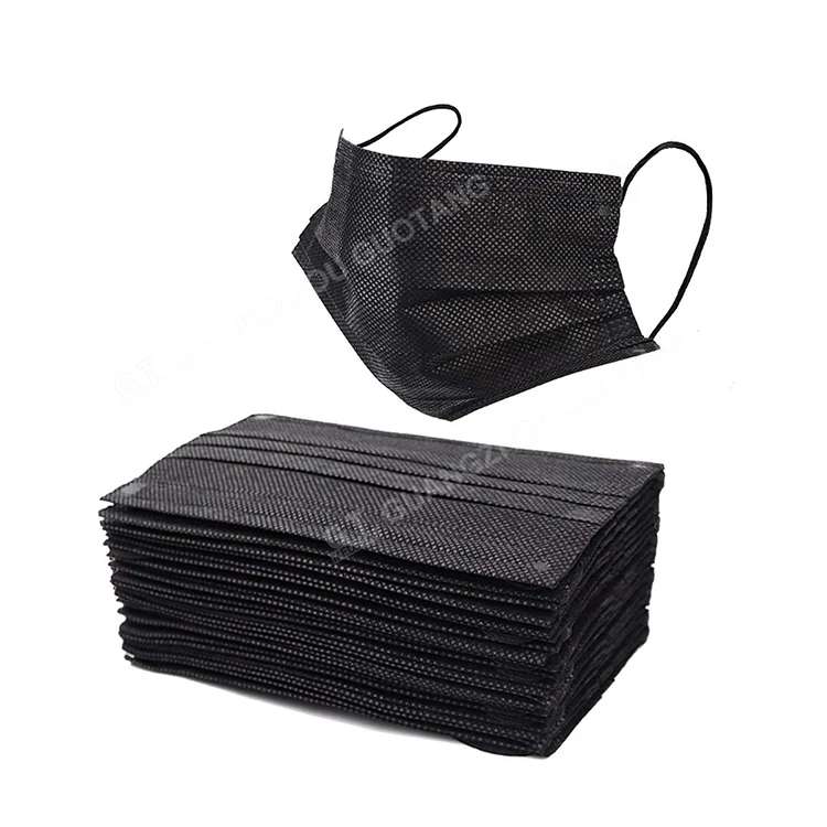 black disposable mask black disposable mask