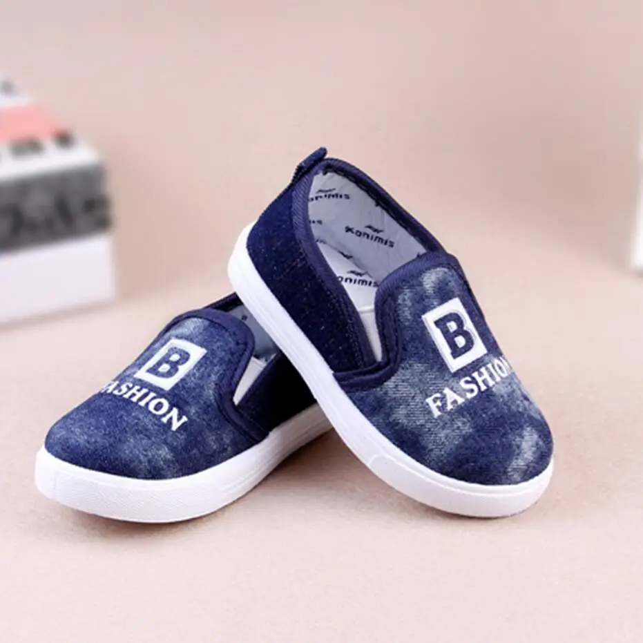 2016 fashion leisure spring boy baby shoes soft soled canvas shoes 0 3 children prewalker non