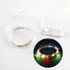 Multi Colour 2M 20 LED Copper Wire Fairy String Lights With CR2032 Battery