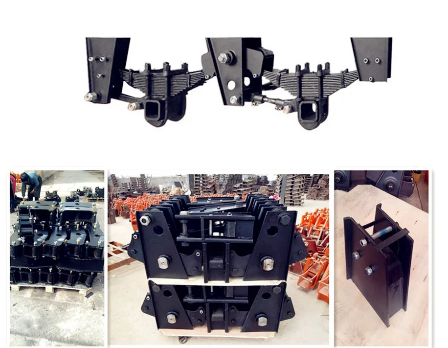 Dump Truck Trailer Suspension Part Leaf Spring Suspension Tandem