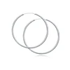 Fashion Big Small Circle Jewelry Set Simple 925 Sterling Silver Loop Hoop Earrings For Woman