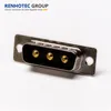 Vertical Type Hole Riveting High Voltage D-Sub 3W3 Male Connector