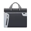 A4 portable canvas file bag, customized file bag and briefcase for conference and training, logo printing advertisement