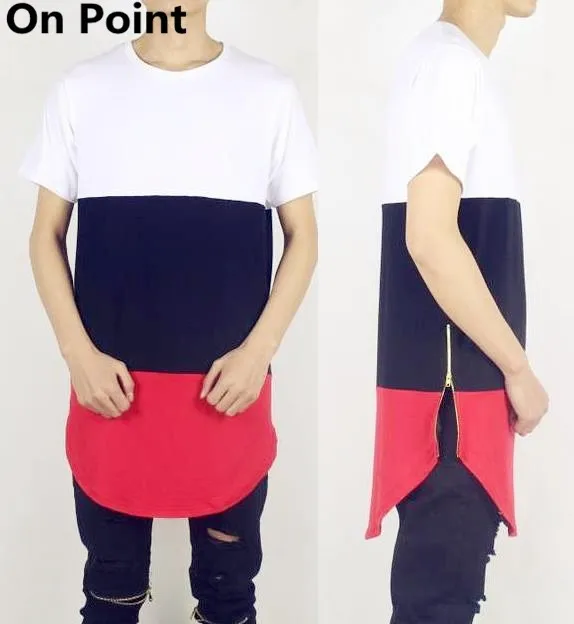 t shirt curved bottom