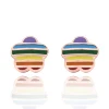 Pure Handmade Finding Woman Cute Set 925 Sterling Silver Earring Stud