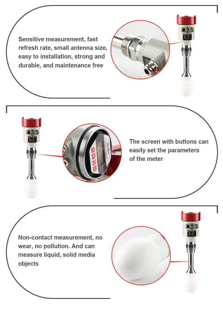 Displacer level transmitter, radar level transmitter price