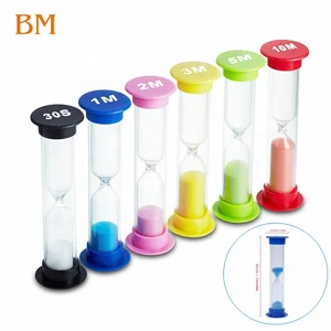 Image of Colorful Mini Sand Glass Home Decoration Toothbrush Children Sand Watch Timer Hourglass