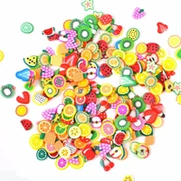 

Wholesale 500g New 3D Polymer Clay Tiny Fimos Fruit Slices For Nail Art Tips Slime DIY Designs Decorations