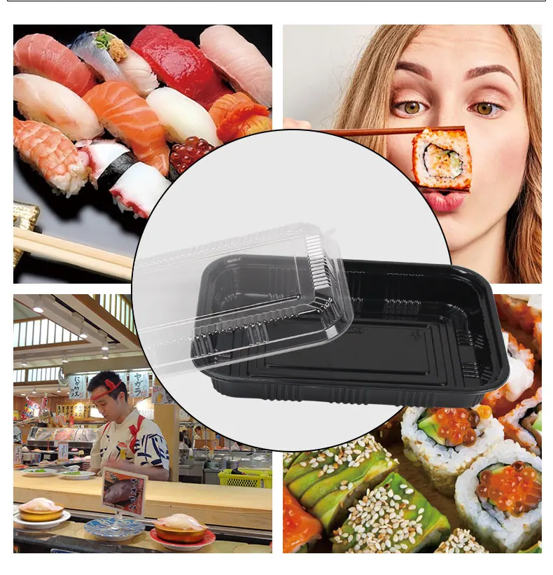 Factory supply disposable sushi container