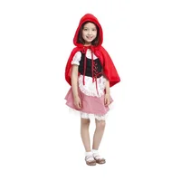

Halloween Cosplay Girls Red Riding Hood Costume Party Role Play Dress Up Fairytale Fancy Dress Costumes For Girls