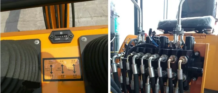 Small mini micro excavator digger machine for garden